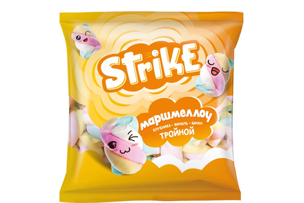 «Strike», маршмеллоу trio, 90 г