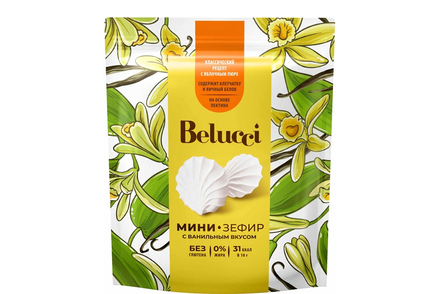 «Belucci», зефир ванильный, 80 г «Belucci», зефир ванильный, 80 г