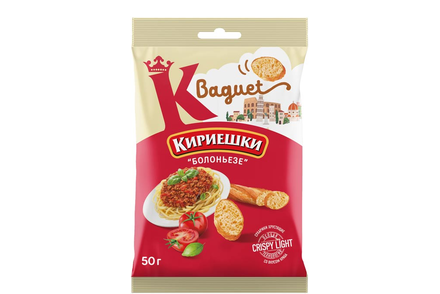 «Кириешки Baguet», cухарики со вкусом болоньезе, 50 г
