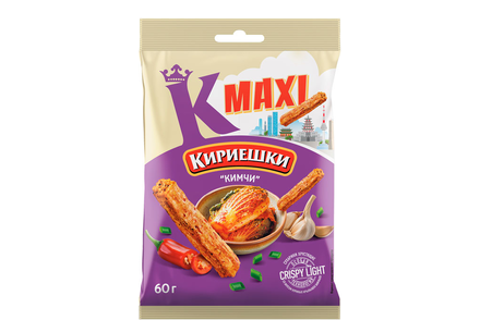 «Кириешки Maxi», cухарики со вкусом кимчи, 60 г «Кириешки Maxi», cухарики со вкусом кимчи, 60 г