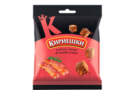 «Кириешки», сухарики со вкусом бекона, 40 г