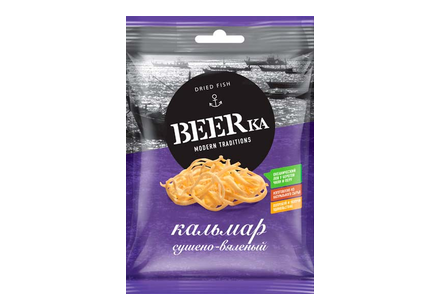 «Beerka», кальмар сушёно-вяленый, 18 г «Beerka», кальмар сушёно-вяленый, 18 г