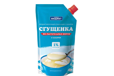 «Семейный бюджет», сгущенка с сахаром 1%, 270 г