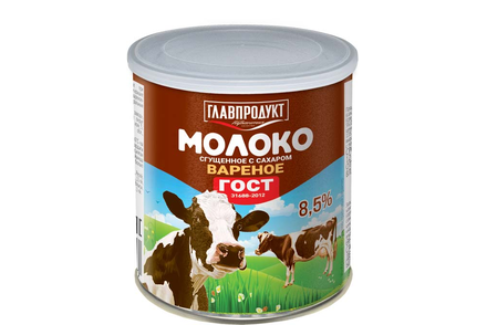 «Главпродукт», молоко сгущенное вареное, 380 г