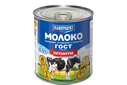 «Главпродукт», молоко сгущенное «Премиум», 360 г
