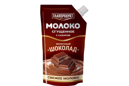 «Главпродукт», молоко сгущенное с молочным шоколадом, 270 г