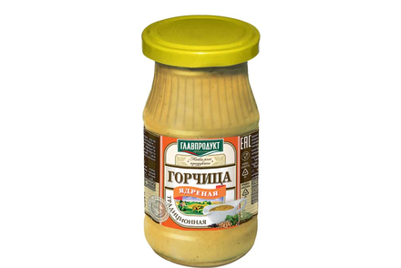 «Главпродукт», горчица «Ядреная», 170 г «Главпродукт», горчица «Ядреная», 170 г