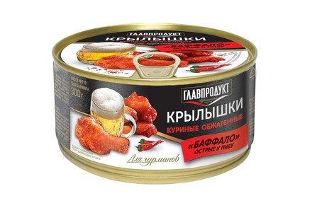 Кылышки куриные «Баффало» острые «Главпродукт», 300 г Кылышки куриные «Баффало» острые «Главпродукт», 300 г