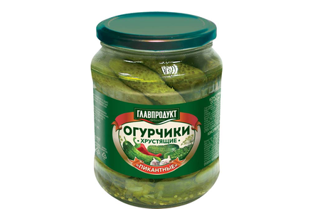 «Главпродукт», огурчики «пикантные», 680 г «Главпродукт», огурчики «пикантные», 680 г