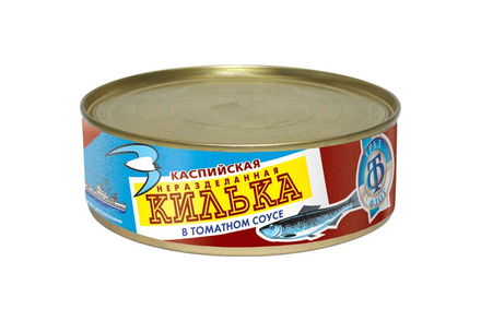 «Трал Флот», килька в томатном соусе каспийская, 230 г «Трал Флот», килька в томатном соусе каспийская, 230 г