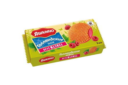 «Яшкино», вафли «Голландские» с карамелью со вкусом малины, 165 г «Яшкино», вафли «Голландские» с карамелью со вкусом малины, 165 г