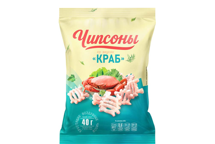 «Чипсоны», чипсы со вкусом краба, 40 г «Чипсоны», чипсы со вкусом краба, 40 г