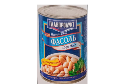 Фасоль белая «Главпродукт», 400 г Фасоль белая «Главпродукт», 400 г