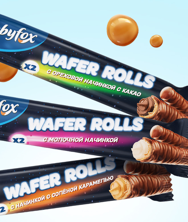 Babyfox Wafer Rolls