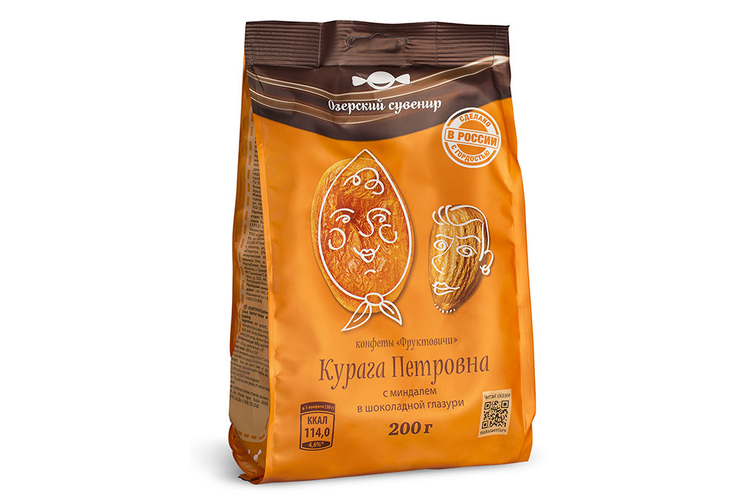 «Фруктовичи», конфета «Курага Петровна» с миндалем, 200 г