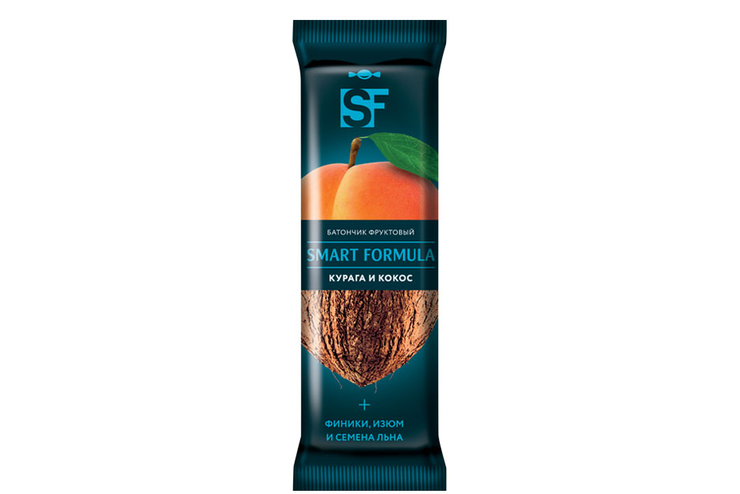 «Smart Formula», батончик фруктовый «Курага и кокос», 40 г «Smart Formula», батончик фруктовый «Курага и кокос», 40 г