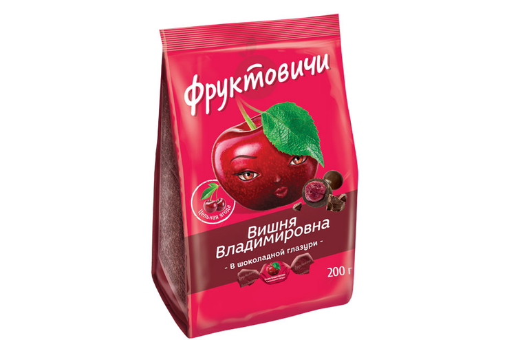 «Фруктовичи», конфета «Вишня Владимировна» в шоколадной глазури, 200 г «Фруктовичи», конфета «Вишня Владимировна» в шоколадной глазури, 200 г