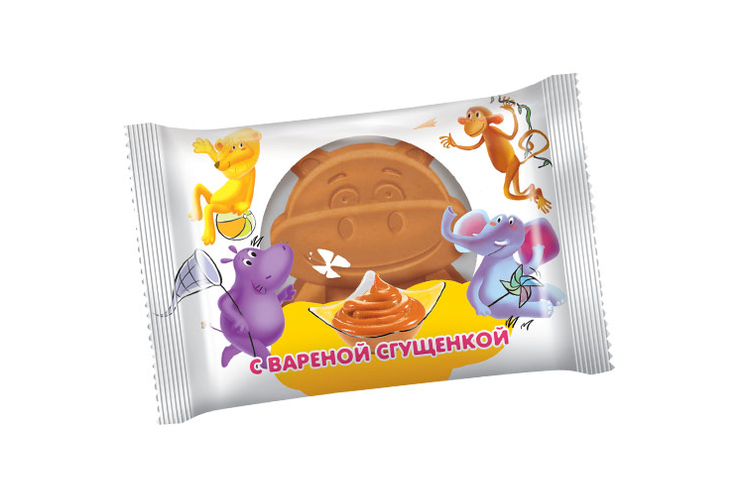 Бисквит с варёной сгущенкой, 30 г