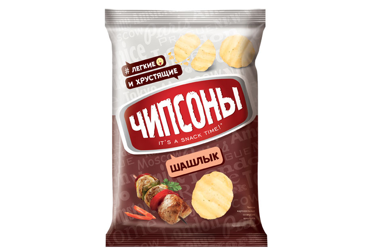 «Чипсоны», чипсы со вкусом шашлыка, 18 г «Чипсоны», чипсы со вкусом шашлыка, 18 г