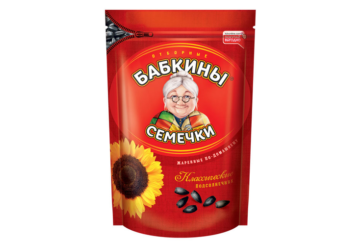 «Бабкины семечки», семечки отборные, жареные, 300 г