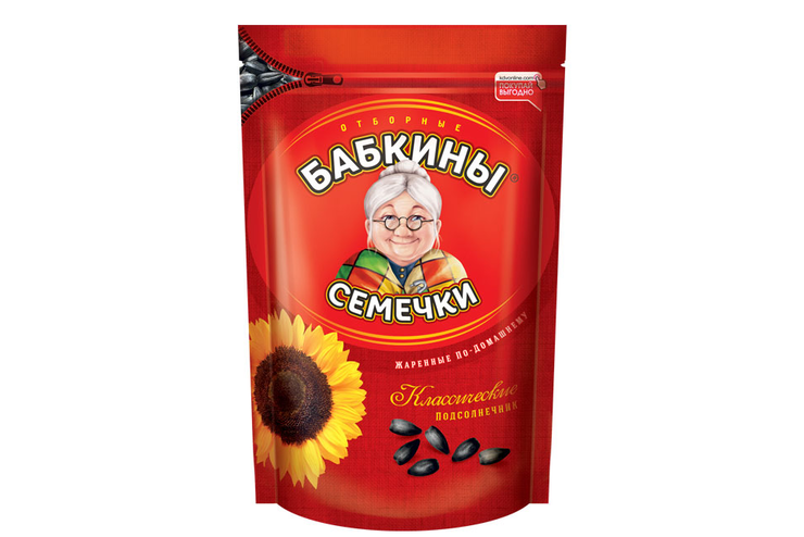 «Бабкины семечки», семечки отборные, жареные, 500 г