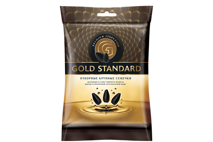 «Gold Standart», семечки крупные, жареные, 100 г «Gold Standart», семечки крупные, жареные, 100 г