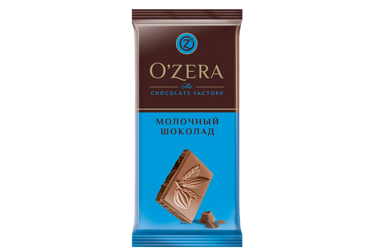 «O'Zera», шоколад молочный, 90 г