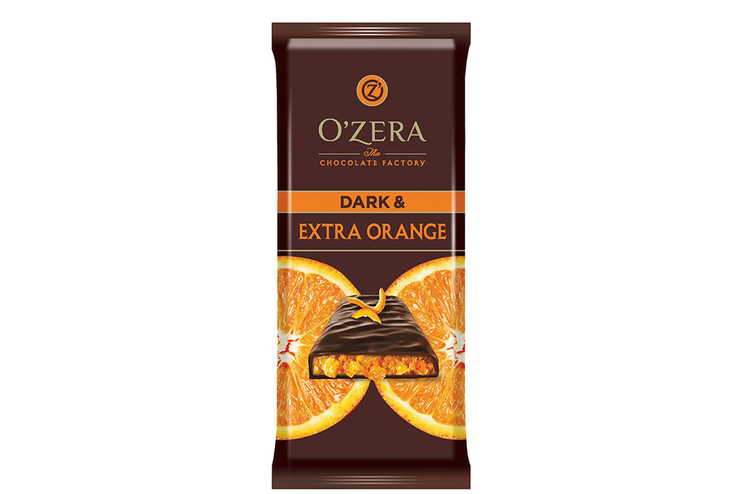 «O'Zera», шоколад горький Dark & Extra Orange, 90 г «O'Zera», шоколад горький Dark & Extra Orange, 90 г