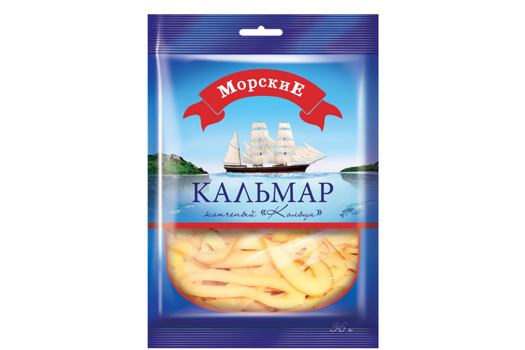 «МорскиЕ», кальмар, подкопчённые кольца, 36 г «МорскиЕ», кальмар, подкопчённые кольца, 36 г