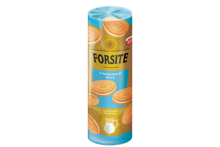 «Forsite», печенье-сэндвич со сливочным кремом, 208 г «Forsite», печенье-сэндвич со сливочным кремом, 208 г