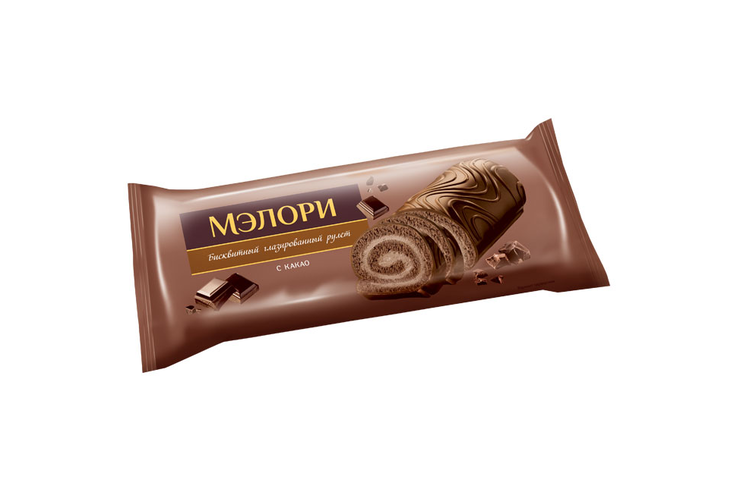 «Мэлори», рулет бисквитный с какао, 200 г