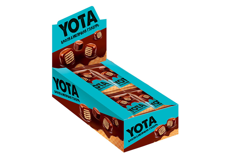 «Yota», драже вафля в молочно-шоколадной глазури, 40 г «Yota», драже вафля в молочно-шоколадной глазури, 40 г