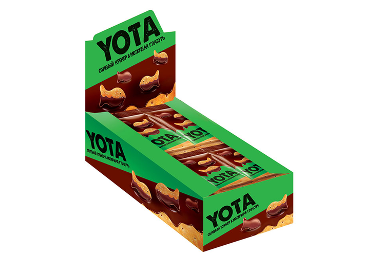 «Yota», драже «рыбка» в молочно-шоколадной глазури, 40 г