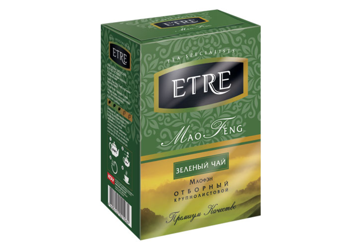 «ETRE», mao Feng чай зеленый крупнолистовой, 100 г