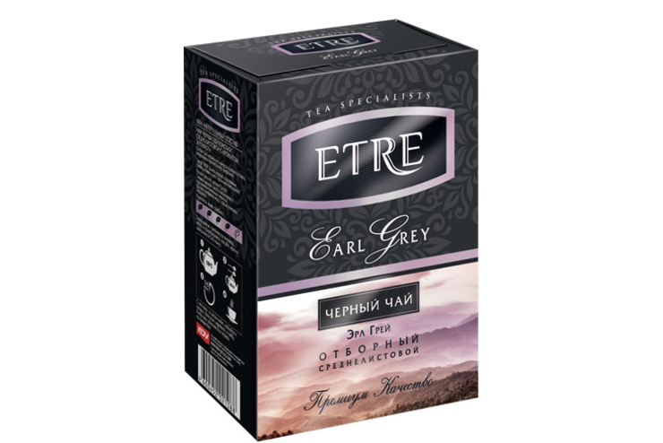«ETRE», earl Grey чай черный среднелистовой с бергамотом, 100 г