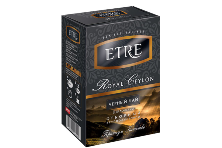«ETRE», royal Ceylon чай черный цейлонский отборный, крупнолистовой, 100 г