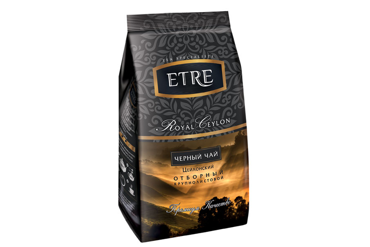 «ETRE», royal Ceylon чай черный цейлонский отборный, крупнолистовой, 200 г