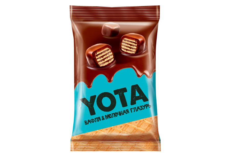 «Yota», вафля в молочно-шоколадной глазури, 150 г «Yota», вафля в молочно-шоколадной глазури, 150 г