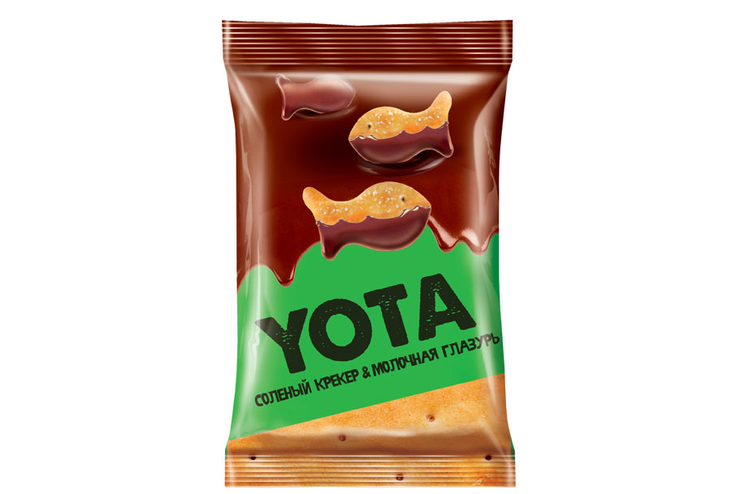 «Yota», драже «рыбка» в молочно-шоколадной глазури, 120 г
