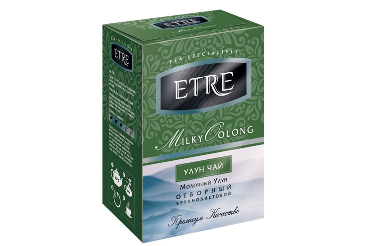 «ETRE», «Молочный улун» чай зеленый крупнолистовой, 100 г