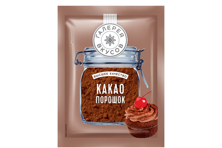 «Галерея вкусов», какао-порошок, 75 г