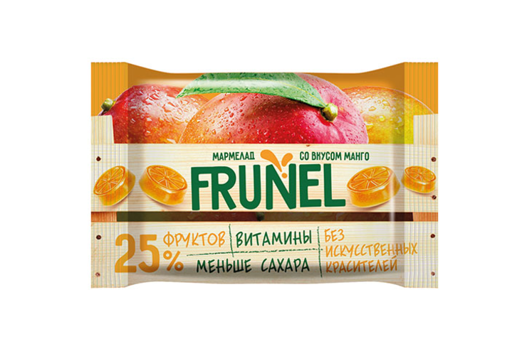 «Frunel», мармелад со вкусом манго, 40 г «Frunel», мармелад со вкусом манго, 40 г