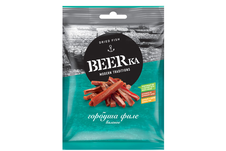 «Beerka», горбуша, вяленые ломтики, 25 г