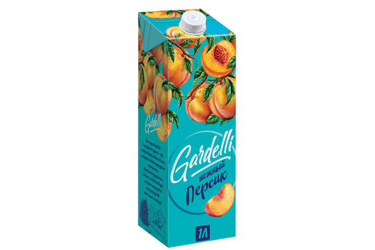 «Gardelli», нектар «Нежный персик», 1л
