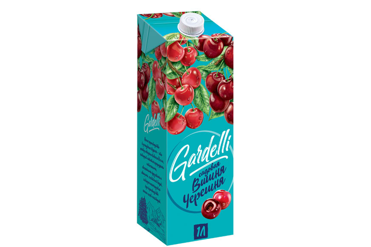 «Gardelli», нектар «Садовая вишня-черешня», 1л