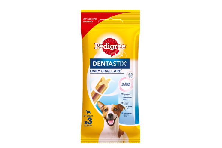 Лакомство для мелких собак «Pedigree» Denta Stix, 45 г