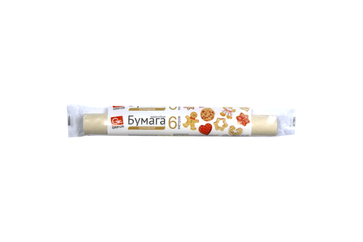 Бумага для выпечки «GRIFON» 30см*6м