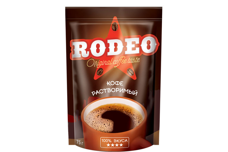 «RODEO», кофе растворимый, 75 г «RODEO», кофе растворимый, 75 г