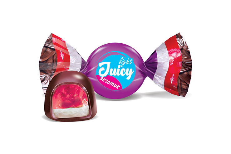 Конфета Juicy light экзотик (упаковка 0,5 кг)