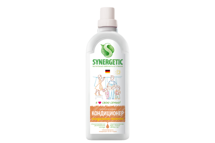 «SYNERGETIC», кондиционер для белья, 1 л